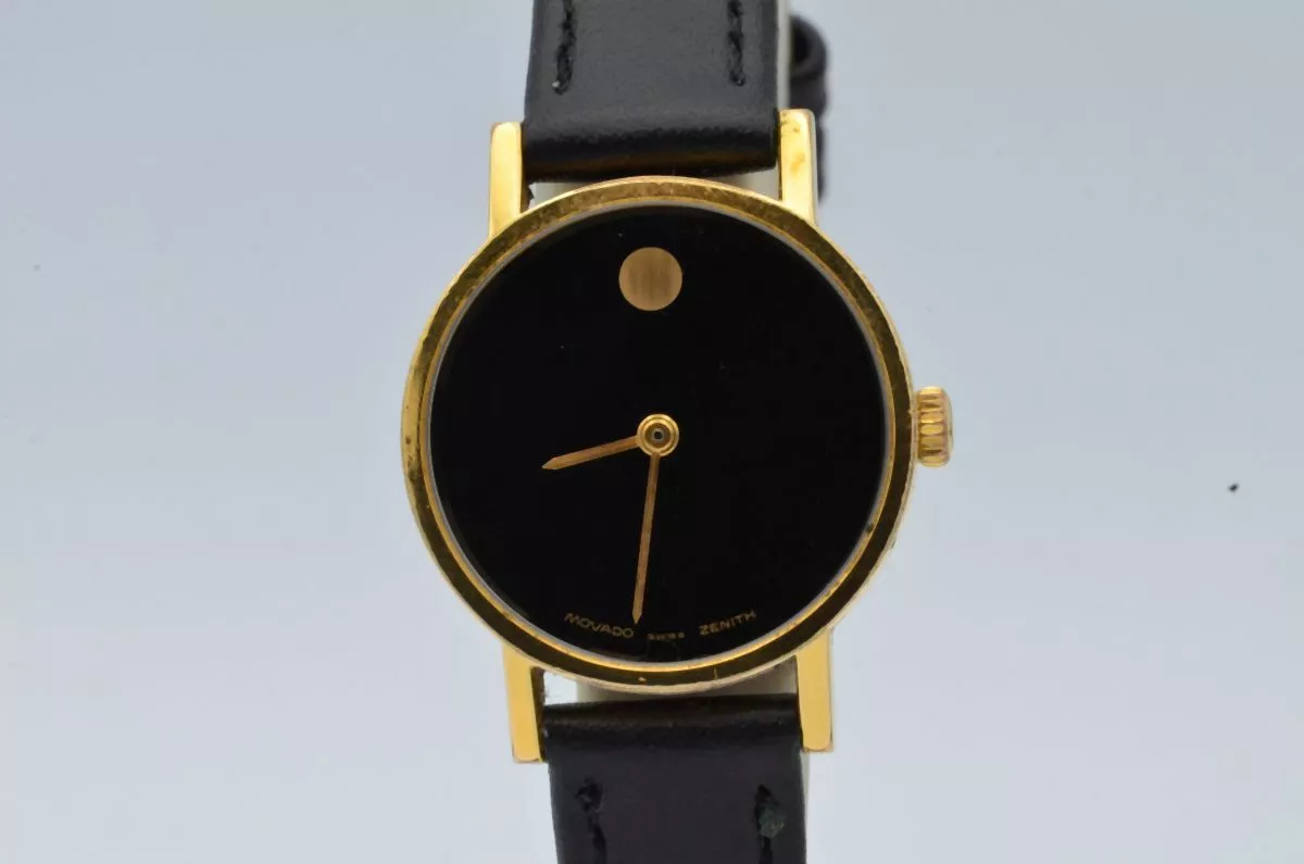 Movado Women s Watch 25MM Steel Plated Museum Watch RAR 87.E4.0223 Quartz 2