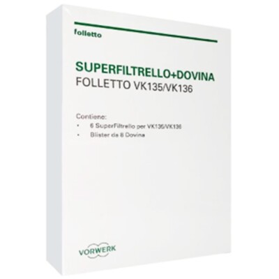 VORWERK - Kit Confezione 6 Sacchetti Super-Filtrello Filtro Hepa - Foto 7
