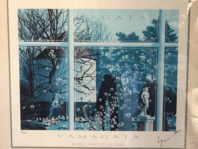 HIRO YAMAGATA Signed & Numbered ''Hedge Trimmer'' Art Prints Drawing #82/1500
