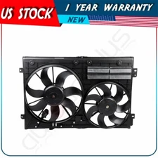 Electric Radiator Condenser Fan Assembly For 2006-2012 2013 2014 Volkswagen GTI