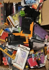 Bulk Wholesale Lot of 180 Mixed Cell Phone Cases Accessories Iphone-Samsung