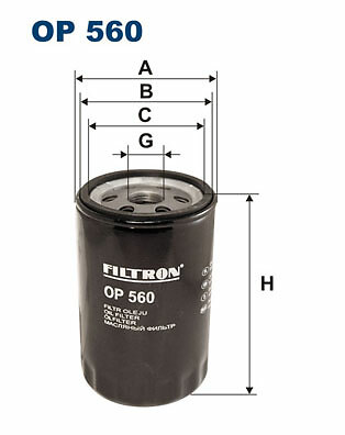 Filtron OP 560 Oil Filter for VW
