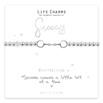Life Charms Success Comes A Little Bit at A Time Armband