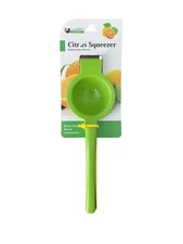 Citrus Squeezer Manual Press Culinary Fresh Heavy Duty Diecast Juicer Brand New