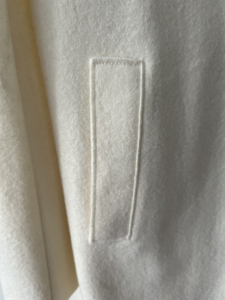 New Marella By Max Mara Winter White Coat Wool UK 10 IT42. Retail price