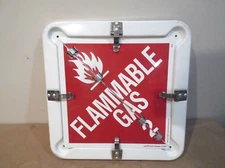 LabelMaster Hazard Semi Truck 10-in-1 Sign Placard Frame 20-10FXW 13.5" Danger