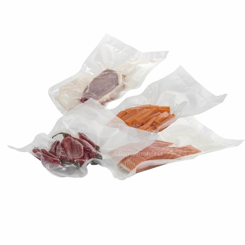 100 Sacchetti alimenti sottovuoto per conservazione sottovuoto