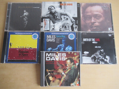 Miles Davis-7 CD´s-Fran Dance, Birth of the Cool, Get Up With It u.a.-CDs Mint-