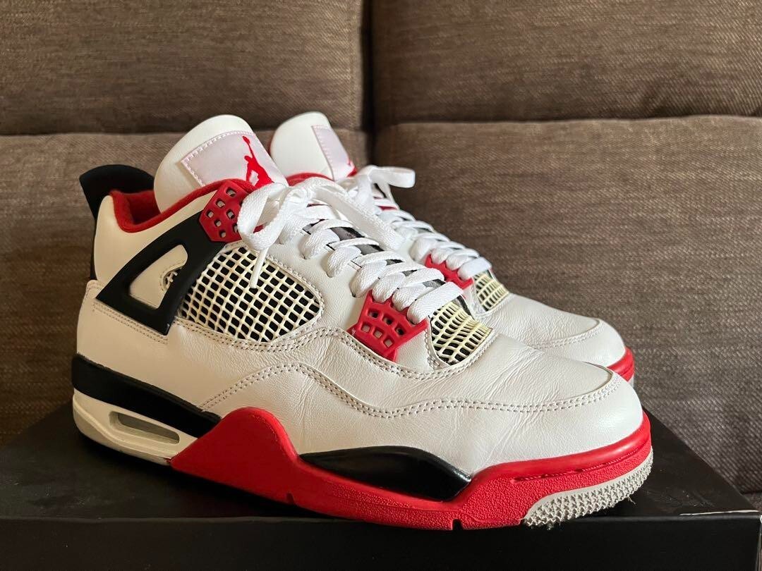 Size 9 - Jordan 4 Retro OG Mid Fire Red DC7770-160 | eBay