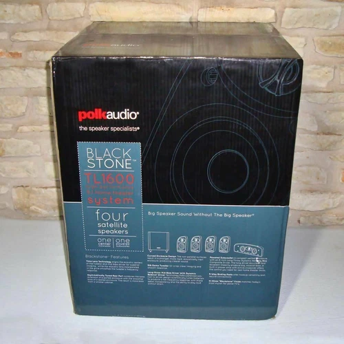 【NEW】POLK AUDIO BLACKSTONE TL1600 HOME THEATER SPEAKER SYSTEM