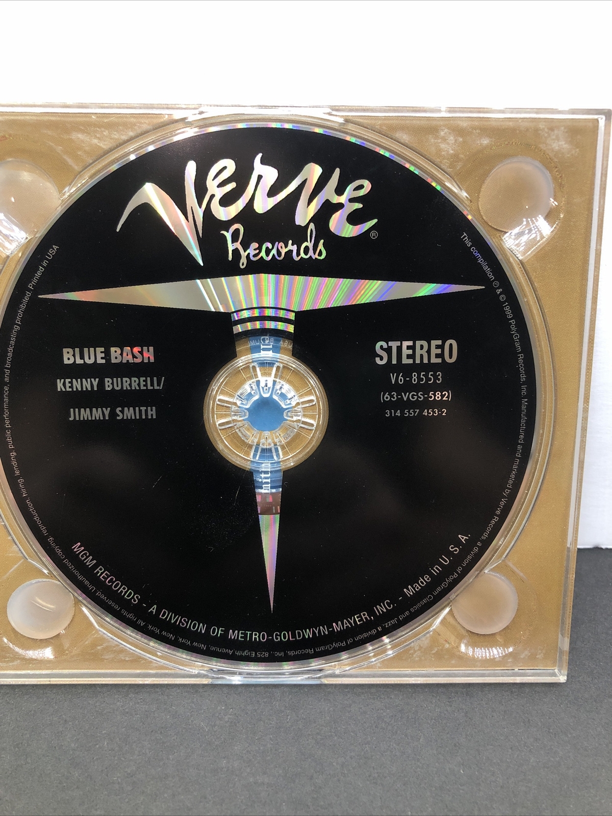 Blue Bash By Jimmy Smith Organ Kenny Burrell Cd Apr 1999 Verve For Sale Online Ebay