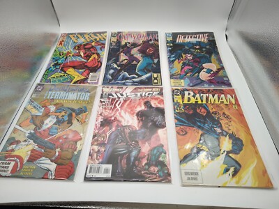DC/MARVEL COMIC BOOK LOT #2- 6 COMIC BOOKS- GOOD CONDITION