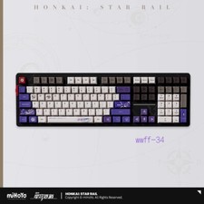 Official Honkai Star Rail Acheron PBT Keyboar...