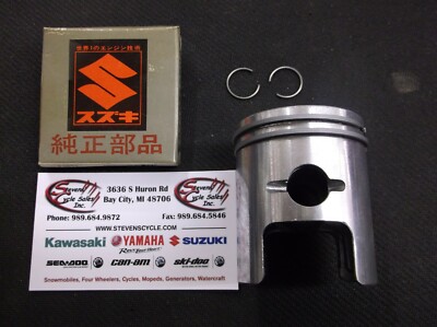 SUZUKI T200 INVADER TC200 1.0  PISTON & RING SET OEM NOS 12110-10000-100/RINGS