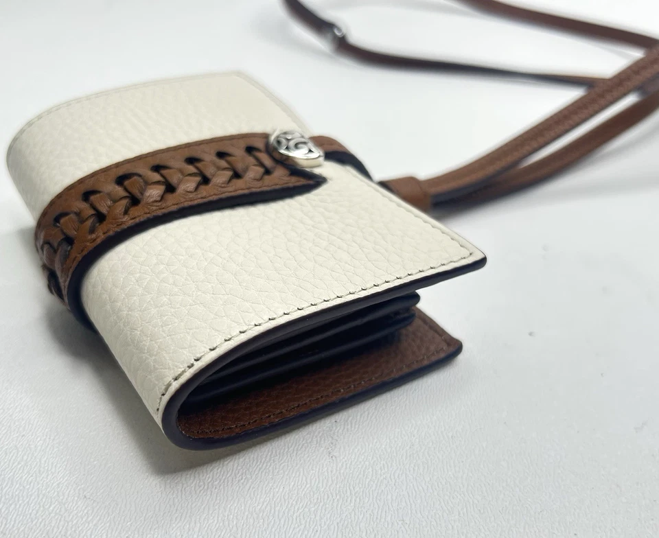 Pretty Tough BRIGHTON Contempo Cádiz Bandolera Estuche para Tarjetas Blanco-Equipaje Nuevo con Etiquetas $115 Foto 4 de 4