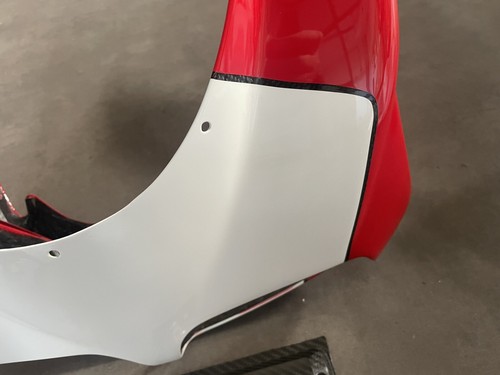 Cupolino ducati carbonio ms production 748 916 996 998 Rosso Filetto Carbonio - Picture 6 of 7