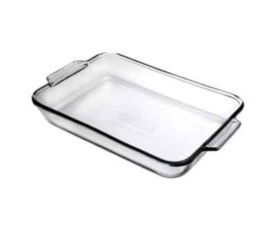 Anchor Hocking Preferred 2 Qt Fully Tempered Clear Glass Baking Dish - 3 ea