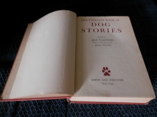 Das Kaminbuch der Hundegeschichten, herausgegeben von Jack Goodman Simon & Schuster 1943