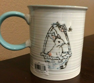 Lovit or Spectrum Oversized BUNNY RABBIT in BASKET MUG ~ 17 oz. | eBay
