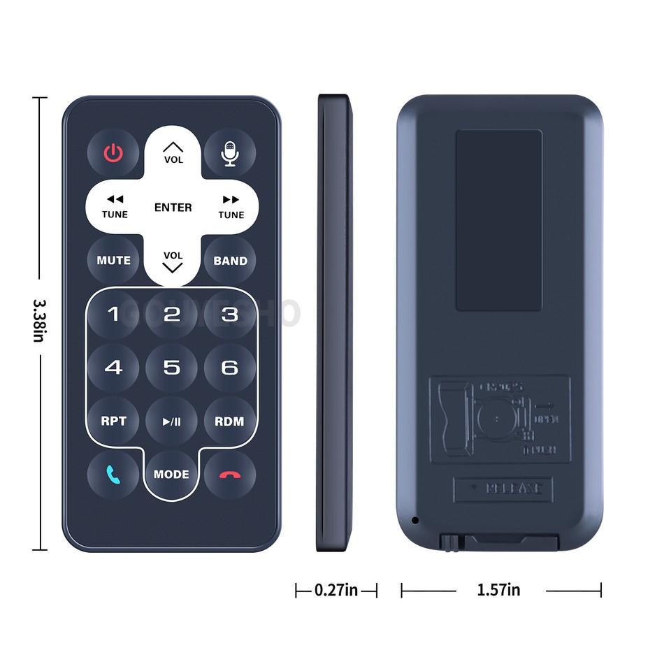 Boss BV765B Wireless remote compatible with Dual