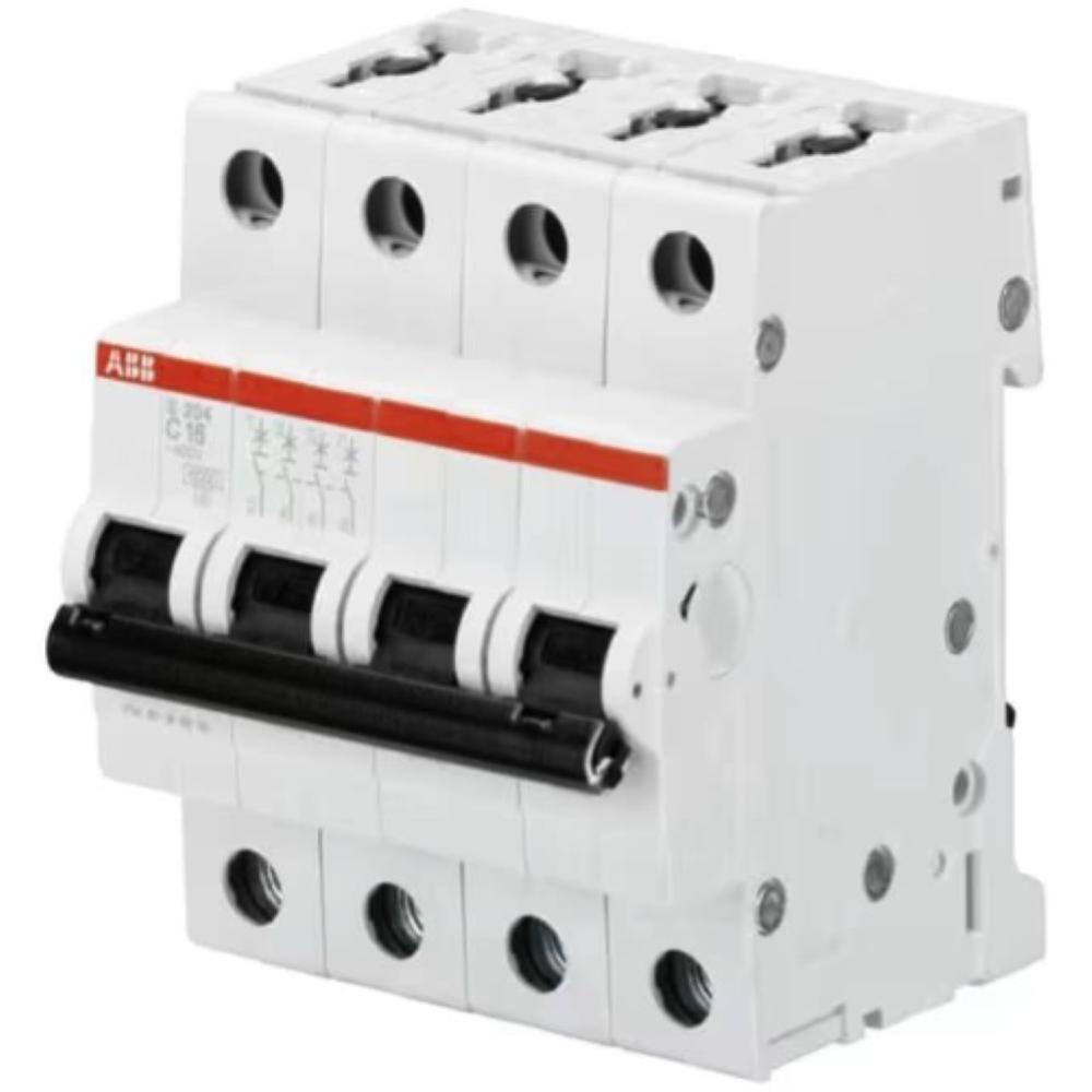 Interruttore Automatico S204 C16 ABB 6kA 4 Poli 16A - Vendita Online