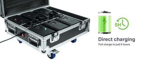 4pcs LED 6x18W RGBWA+UV Battery Powered WIRELESS DMX Par Can DJ Uplighting Party - Picture 20 of 21