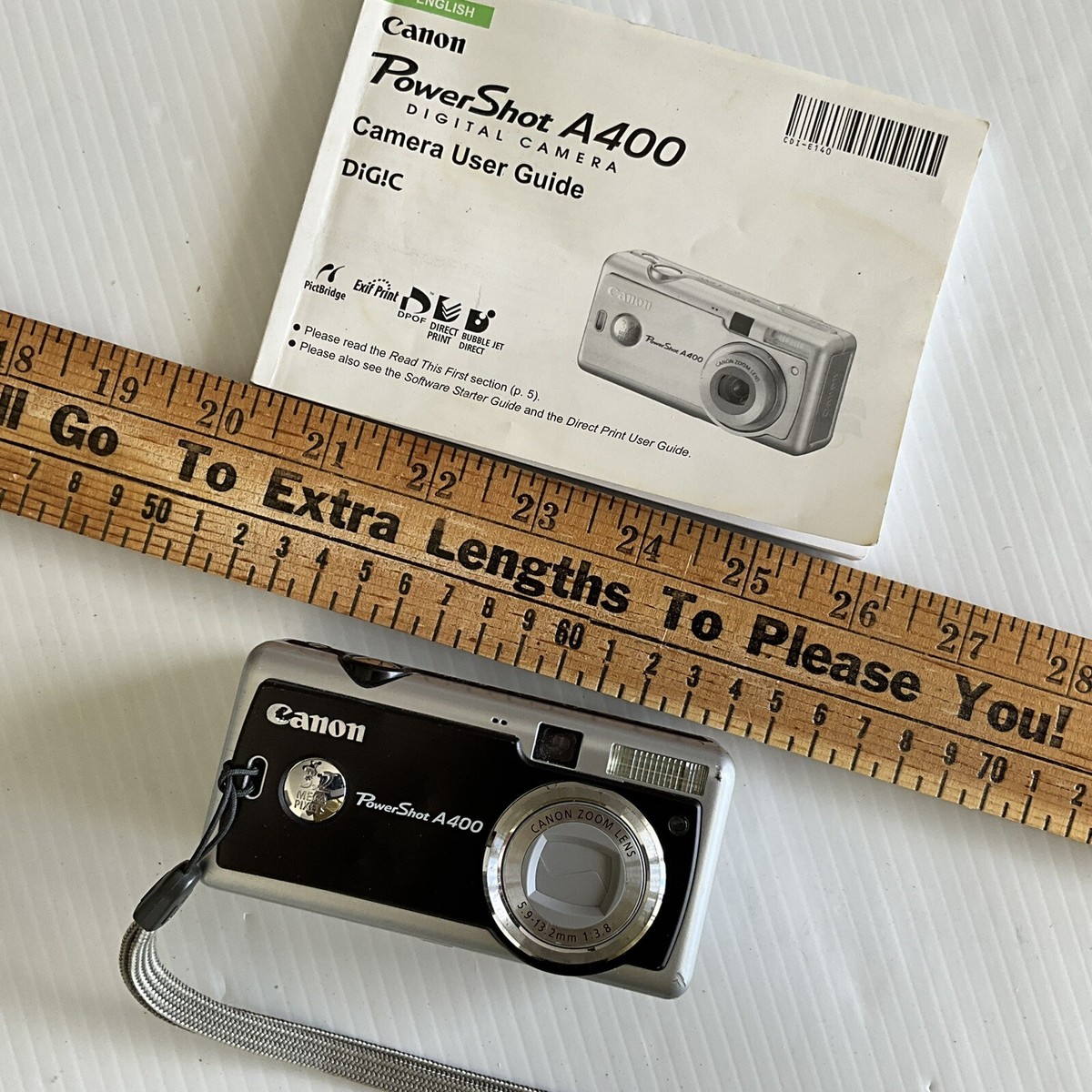 Canon PowerShot A400 Digital Camera Model PC1080 PARTS/REPAIR