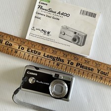 Canon PowerShot A400 Digital Camera Model PC1080 PARTS/REPAIR - READ