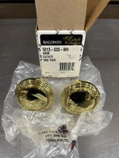 Baldwin Estate 5013 Brass Knob in 030 Polished Brass, lacquered 5013-030-MR New