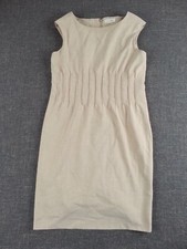 Classy Calvin Klein Womens Dress Size Petite Sleeveless Tan Cream Beige