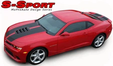 2014-2015 Chevy Camaro SS Sport Factory OE Rally Stripes 3M Vinyl Graphics Decal