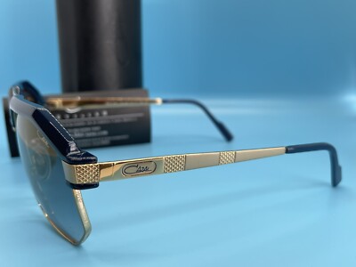 Cazal sunglasses Mod. 9092 Col. 003 Navy/ Gold 62 Eye size. | eBay