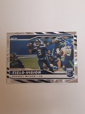 2021 Donruss Elite Football Field Vision Russell Wilson #/349 In Toploader 