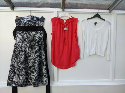 Bundle Size 8 New Springfield Top John Rocha Dress White Summer Cardi Holiday