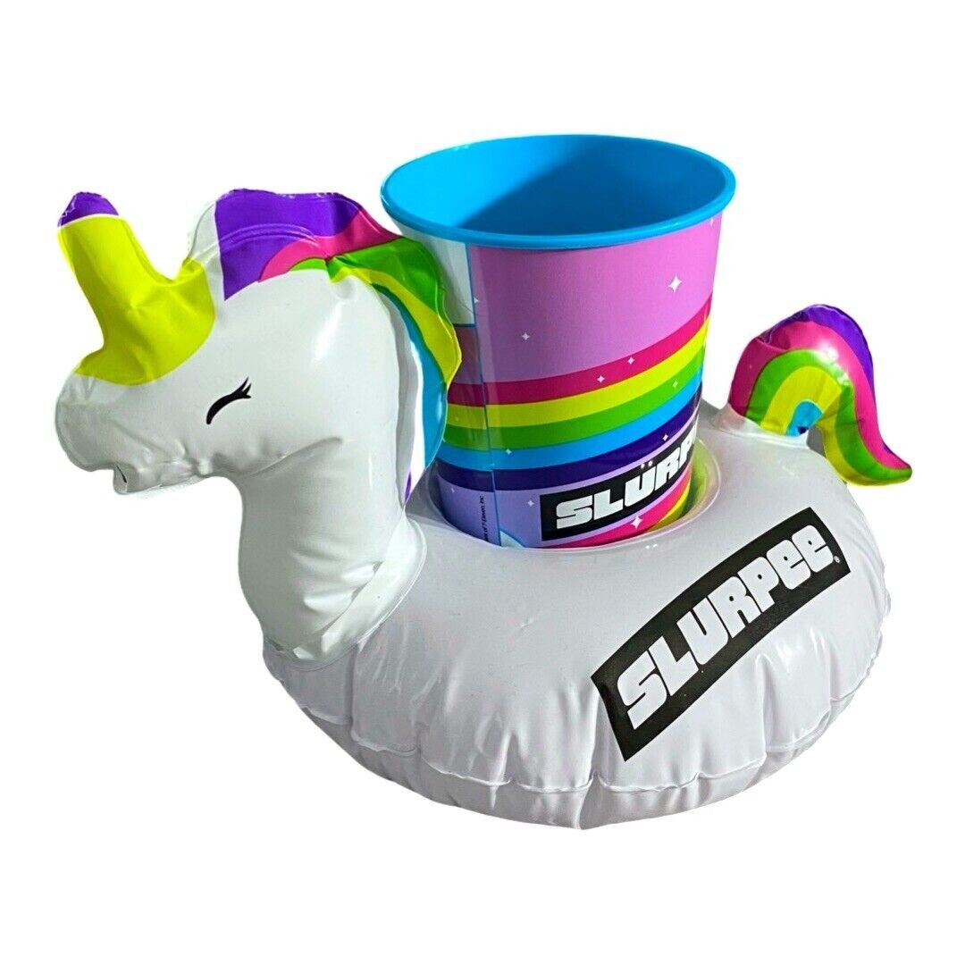 7 Eleven Slurpee Cup w/2 Limited Edition Inflatable Koozies