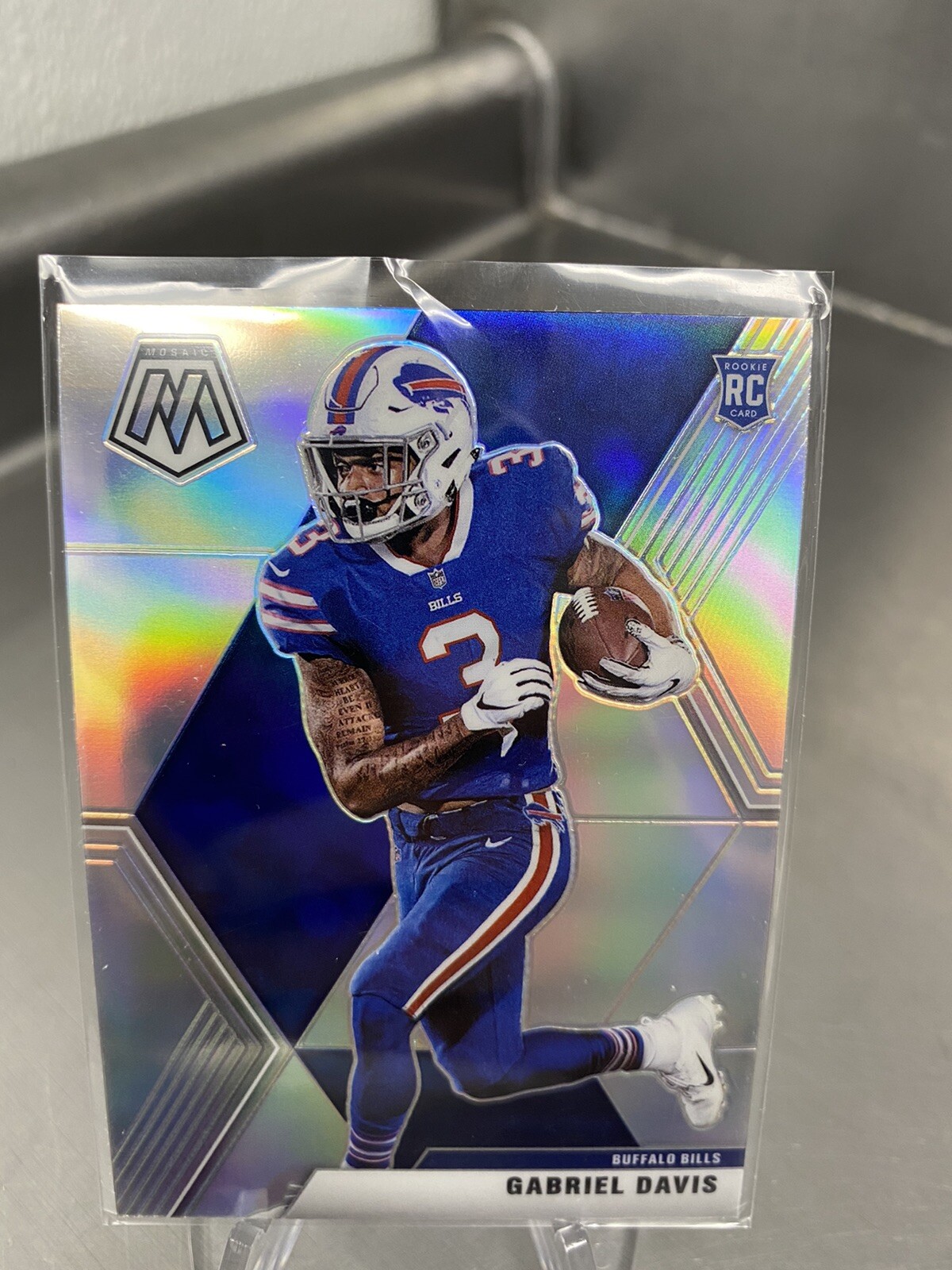 2020 Panini Mosaic Gabriel Davis Silver Prizm Holo Rookie #239 RC Bills