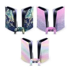 OFFICIAL MONIKA STRIGEL ART MIX VINYL SKIN FOR SONY PS5 DISC EDITION BUNDLE