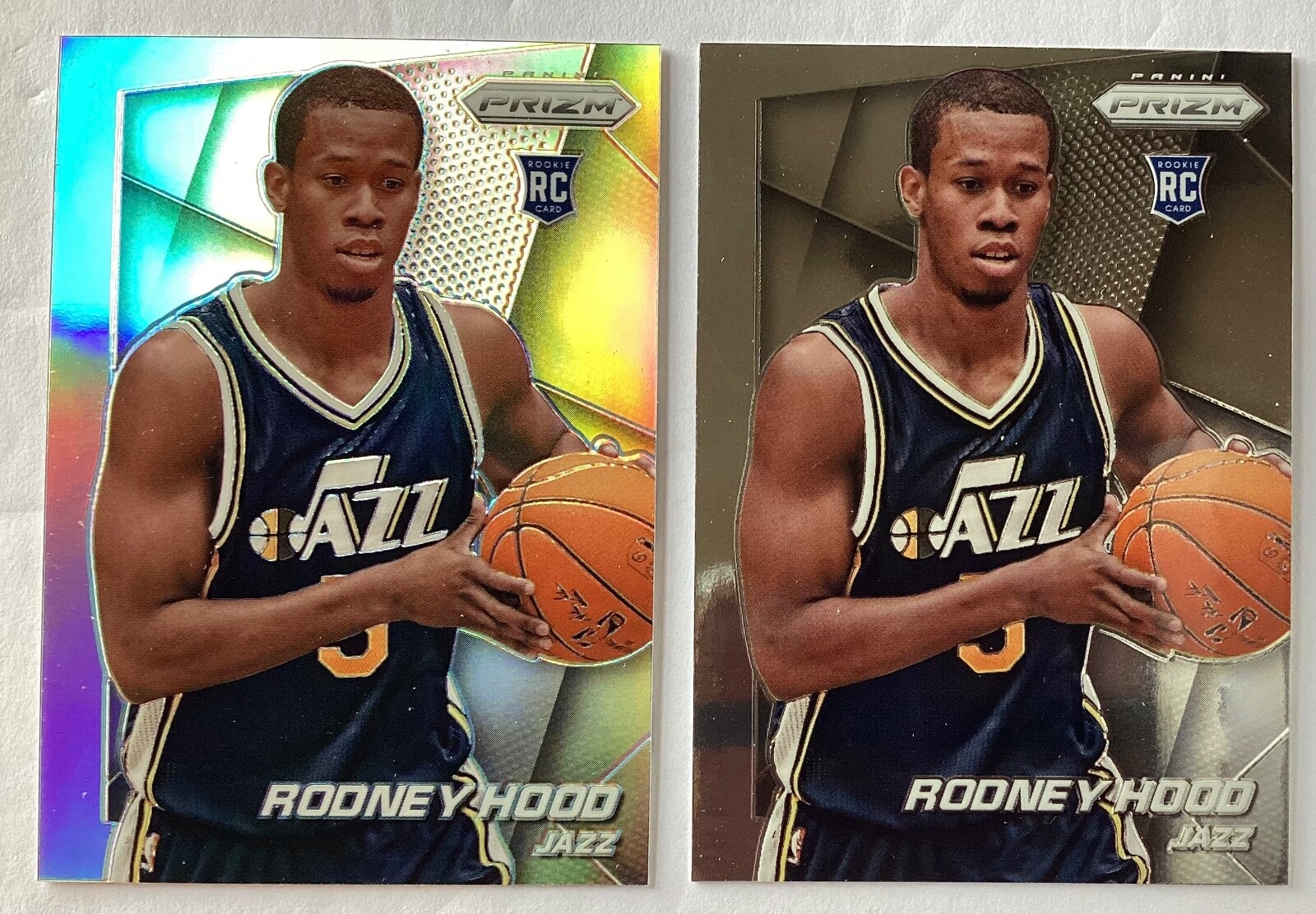 2014-15 Panini Prizm Silver Prizms #270 Rodney Hood RC Rookie +Bonus Jazz Rookie