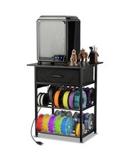 3D Printer Table with Filament Storage - 3D Printer Stand Shelf Filament Stor...