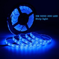 Bright 5050 Rgb Waterproof Smd 300 Led Flexible Strip Light 12v 5m 16.4ft Us
