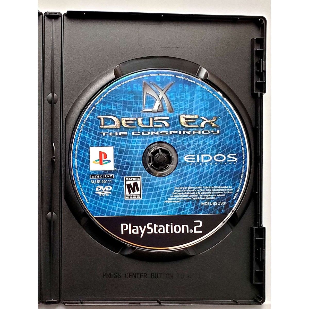 Deus Ex : Press Kit / Kit Presse Pour PlayStation 2 - Édition Promo "Not For Sale", Très Bon état