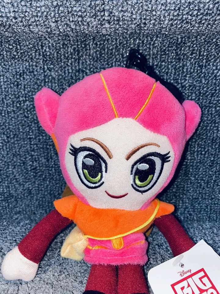 Big Hero 6 5.5" Miel Limón Peluche Figura Disney Percha Niña Bolso Clip Llavero Foto 3 de 4