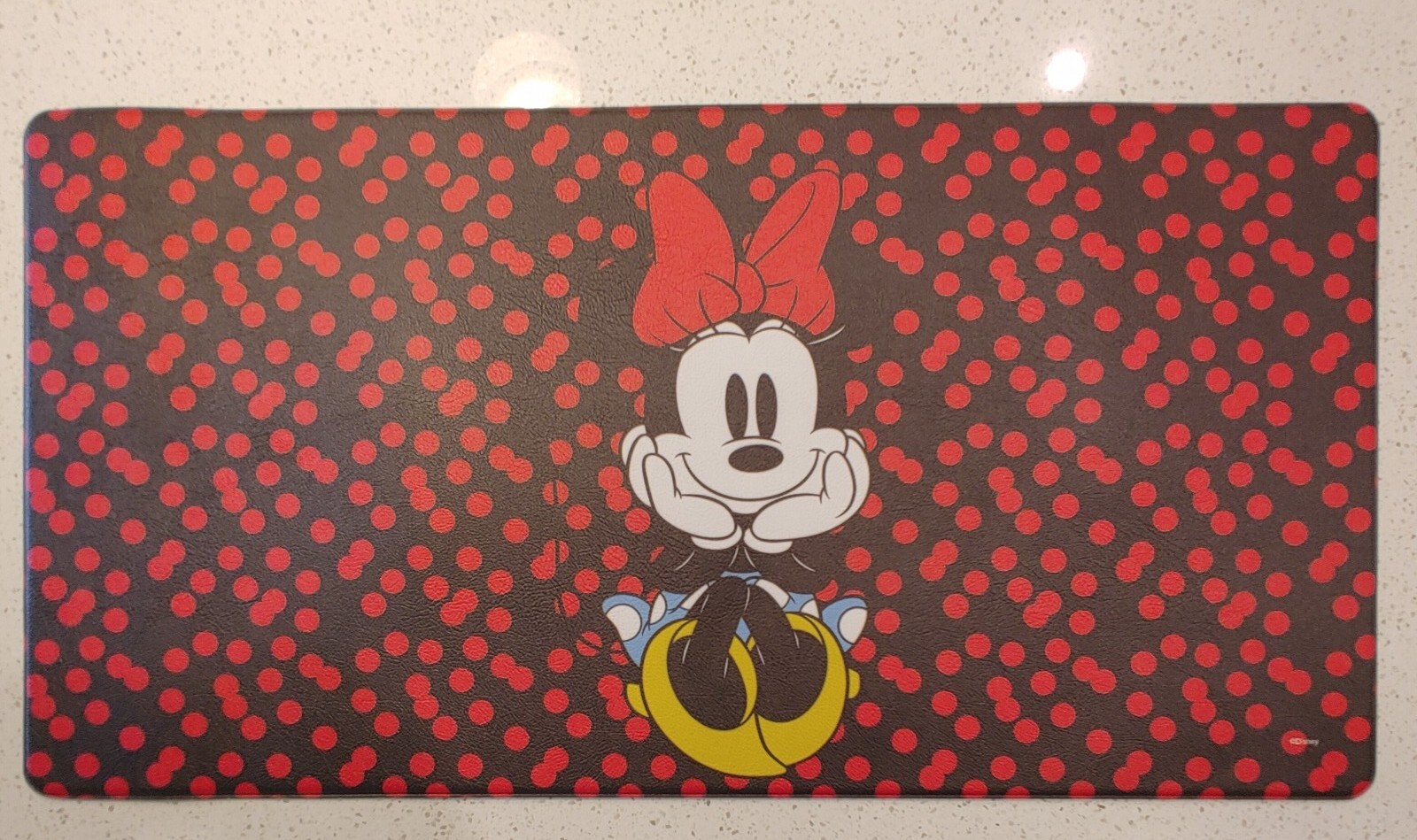 Disney Minnie Mouse Classic Sitting Polka Dot Anti Fatigue Kitchen Mat