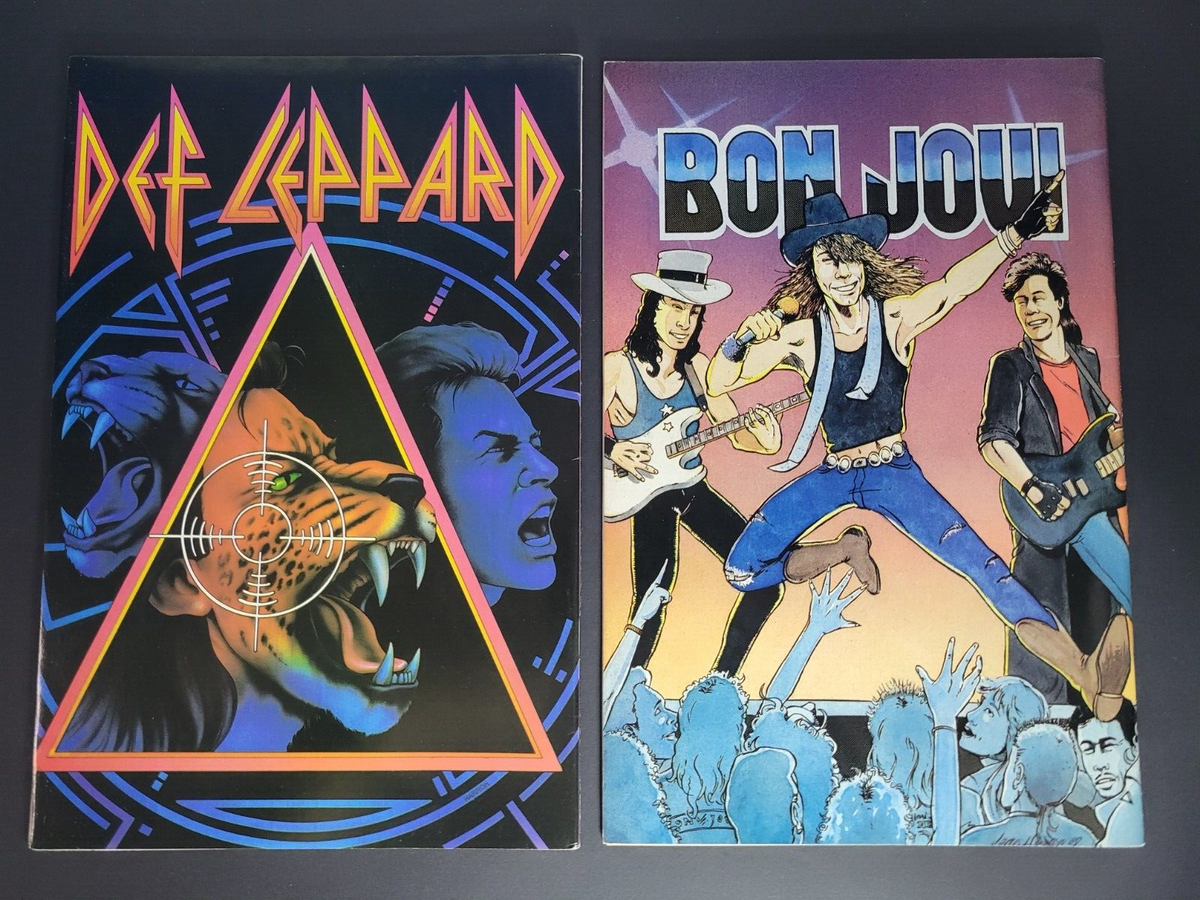 Rock-N-Roll Comics Bon Jovi Def Leppard #3 5 1989 Revolutionary