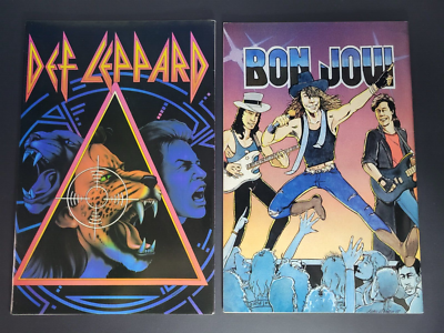Rock-N-Roll Comics Bon Jovi Def Leppard #3 5 1989 Revolutionary