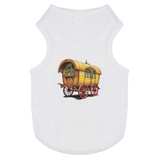 'Vintage Romany Caravan' Pet Dog / Cat T-Shirt (PT050857)