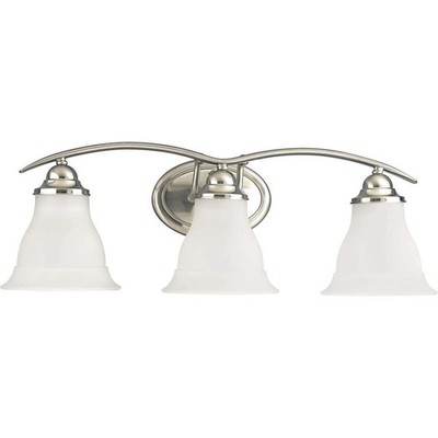 Progress Lighting Trinity Brushed Nickel Vanity Light P3192-09 24x7.25x8 in