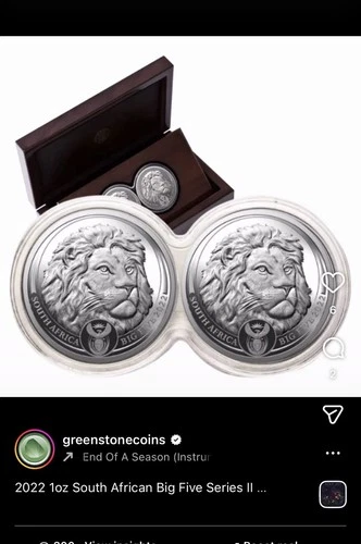 2022 Lion 2 Coin Proof Set
