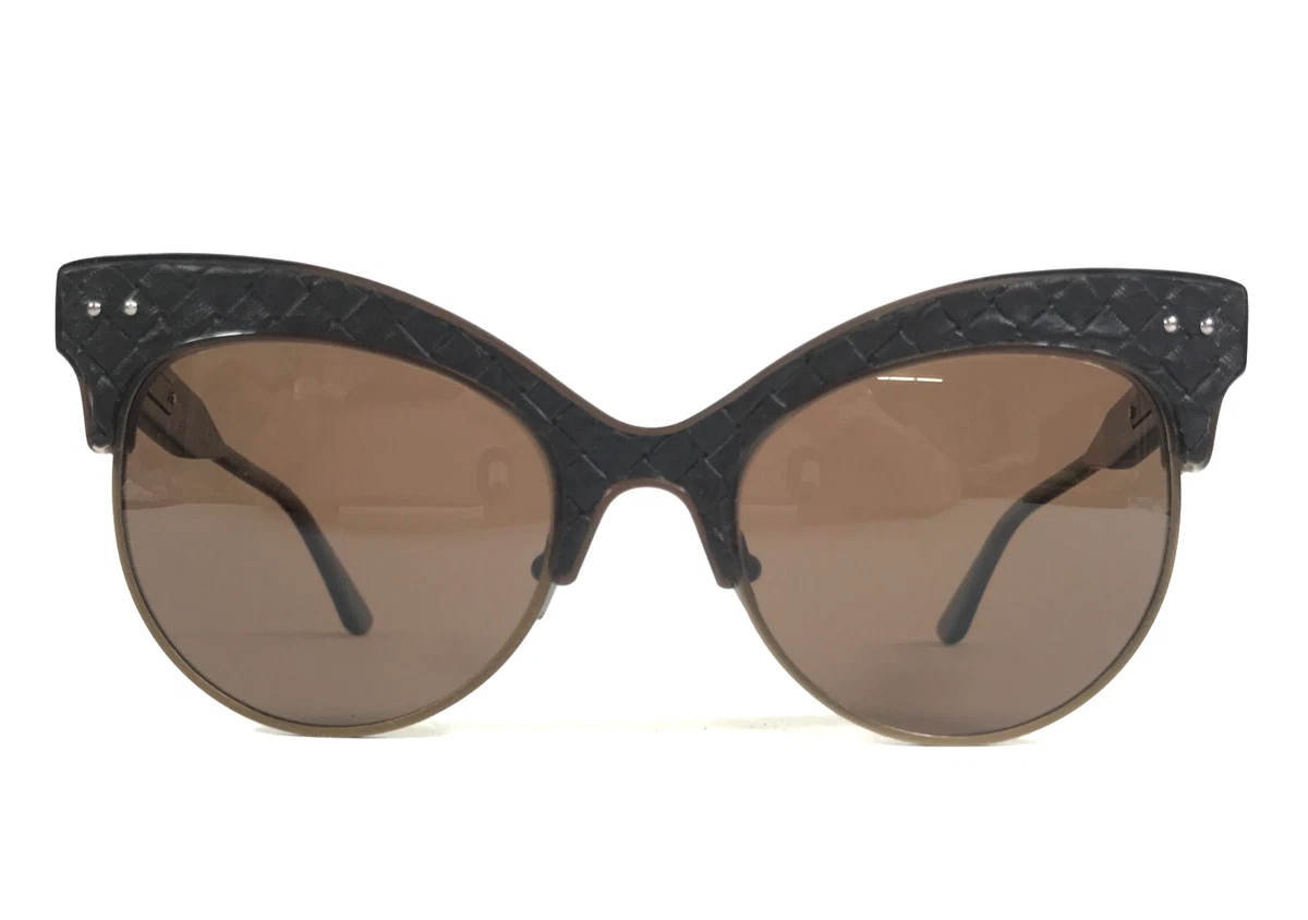 BOTTEGA VENETA Intrecciato Sunglasses Eye Wear Plastic BV0022SA Brown 68KP282 Bottega Veneta Women main image 2