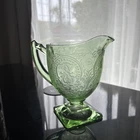 Depression Glass Green Uranium Horseshoe Creamer